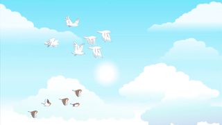 flying bird