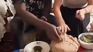 WHITE CAN EAT MORE THAN BLACK #eating #lady #man #boy #girl #love #subscribe #follow