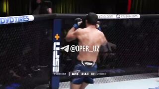 UFC турнирида илк жангни кучли, енгилмас рақибга нисбатан бўлганига қарамасдан