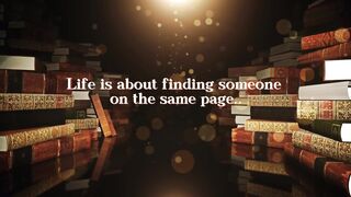 Life is about finding someone on the same page