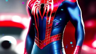 video with AI spiderman version hanry cavill