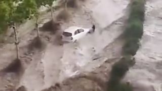 Catastrophe en Espagne impressionnante des informations à Saragosse