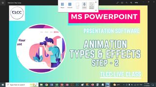 PowerPoint Advance Animation Live Class - TLCC