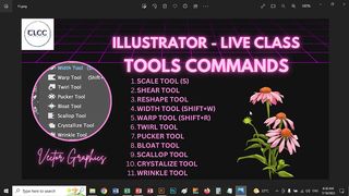 Illustrator Wrap Bloat & Pucker Tools - TLCC LIVE CLASS