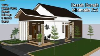Desain Idaman Rumah minimalis 7x9 yang nyaman