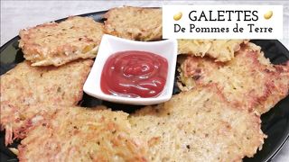Un régal beignet de pommes de terre ou galette de pommes de terre