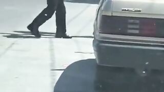 Crazy police street fight