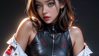 AI ART | Lookbook Girl City Lite Runway "Digital Elegance Fashion"