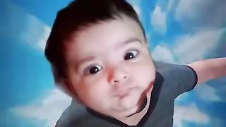 Baby flying