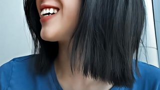 Short hair woman