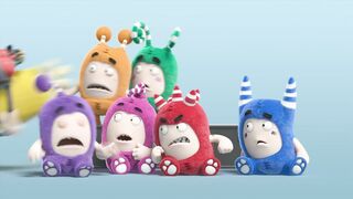 Oddbods! - NEW! - Zee the GIANT! - 50 foot Zee - Best Oddbods Full Episode - Funny Cartoons_10.