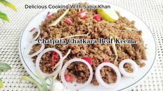 chatpata chatkara beaf keema By Delicious Cooking with Sania Khan || Special keema Fry