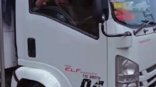 Indonesian driver struggle