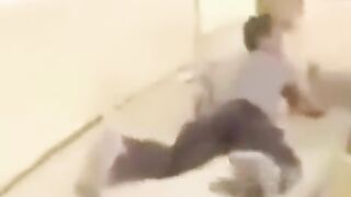 Knocked down by a bag ????