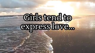 The Art of Expressing Love: How Girls Tend to Show Affection. #short #shortvideo #girlfacts