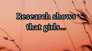 Research shows that girls | girl facts | love.. #shorts #girlfacts #trendingshorts #short #lovefacts
