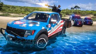 Robbing banks with a boat truck in gta 5 rp