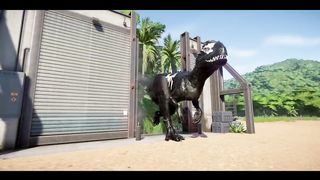 Jurassic World Evolution - Spiderman T-REX, Ultimasaurs, Bad Superman, REX Fight!
