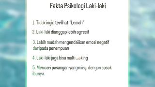 Fakta cowok yang perlu diketahui