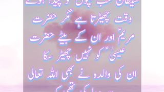 Hazrat Maryam |  Status | Hadees