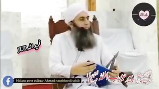 شیخ الحدیث پیر حبیب اللہ نقشبندی صاحب کا بیان