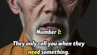 They only call you when they need something.
