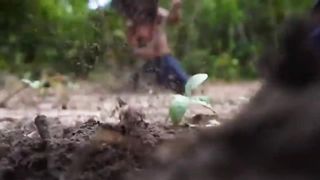 Asmr- construction house in the middle of nature