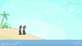 Getting Attention On A Deserted Island | Cartoon Box 345 | by Frame Order | Hilarious Cartoons