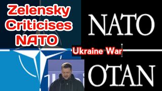 Zelensky criticises NATO