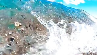 The water on the beach ????????????