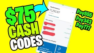 FREE PAYPAL MONEY Cash Codes ($75 Redeem Here) | Earn PayPal Money Fast