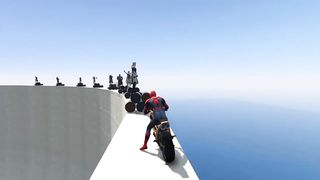 GTA 5 Epic Ragdolls Spiderman Compilation vol 3 Euphoria Physics, Fails, Jumps, Funny Moments