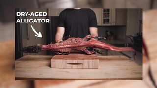 I Smoked a WHOLE ALLIGATOR + Made Gator Jerky