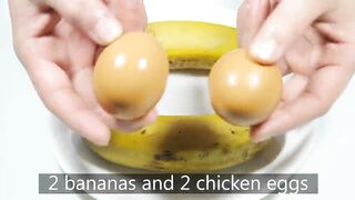 Delicious banana and eggs recipe you won't like to Skip
