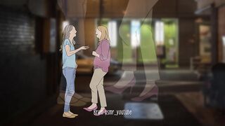 ASMR Treatment athlete's foot and warts between toes at home | Foot care animation