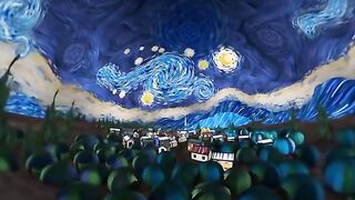 van gogh starry night   (write, what would you call this video?)
