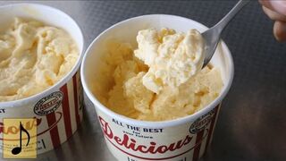 How to make Fluffy Vanilla Ice-cream【1 Minute Cooking
