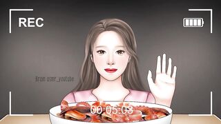ASMR Mukbang acne extract around mouth corner | Pimple popping animation