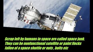 All about space junk in 1 min #science video #space