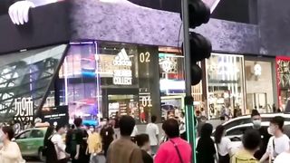 Spooky 3D billboard in china!!!