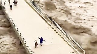 Huge flood