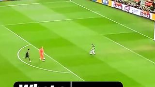 Incredible goalkeeper save