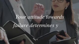 Your attitude towards failure determines your altitude after failure.