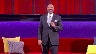 Steve Harvey and four year old Peyton