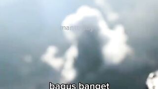 Letusan gunung berapi terekam kamera wisatawan
