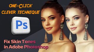 Skin Retouching with One Button in Photoshop