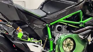 Ninja H2 2015 Brocks Performance Exhaust Slash Cut Black