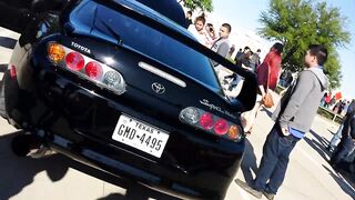 Cars and coffee supra anti lag