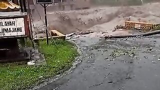 Lumajang flood, East Java, Indonesia