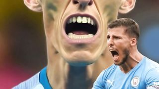the football player's face turns funny #football #shorts.